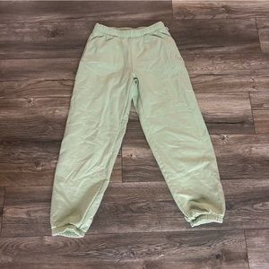 Tna cool green extra fleece sweatpants (matching sweater listed on account)